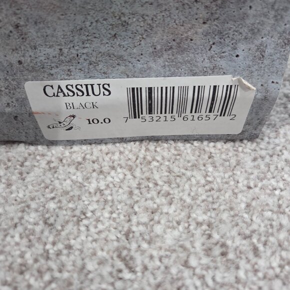 *EUC* Black Freebird by Steven Cassius Knee High Distressed Boots, Size 10 - Picture 9 of 10